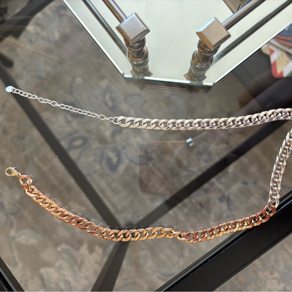 Altar'd State Gold and Silver Chain Necklace